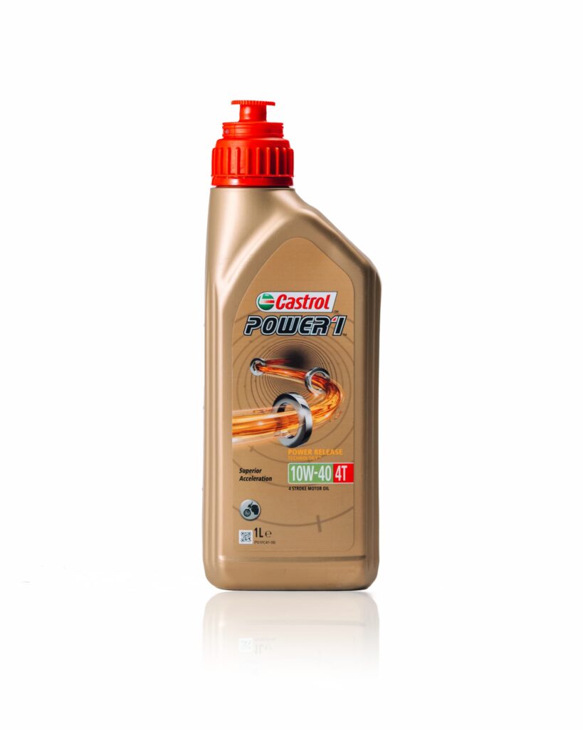 Castrol 10W-40 Motorcycle Oil Bottle