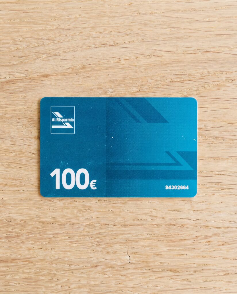 gift card di Al Risparmio da 100 euro